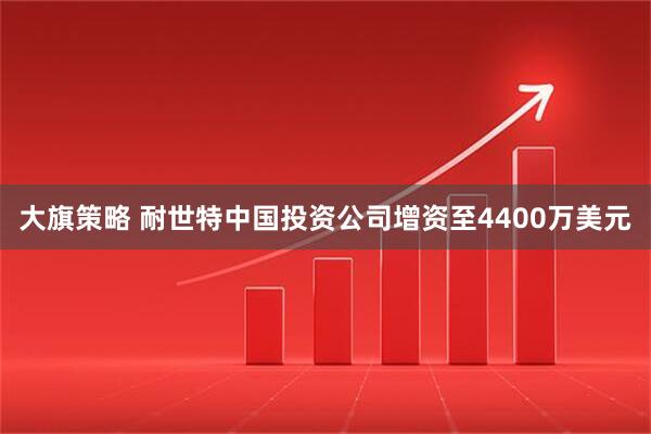 大旗策略 耐世特中国投资公司增资至4400万美元