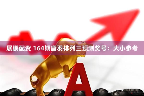 展鹏配资 164期唐羽排列三预测奖号:大小参考