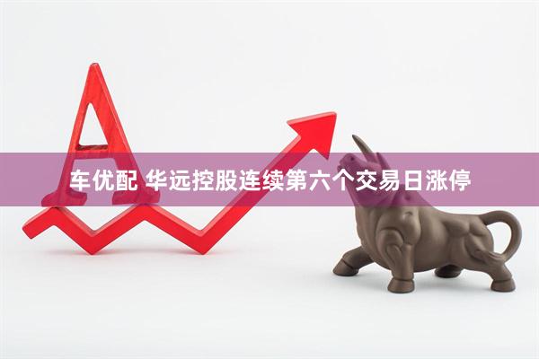 车优配 华远控股连续第六个交易日涨停