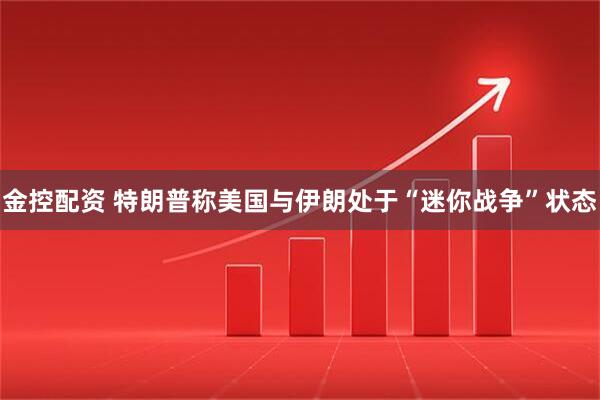 金控配资 特朗普称美国与伊朗处于“迷你战争”状态